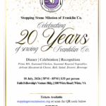 Stepping Stone Mission of Franklin County is Celebrating 20 Years
