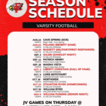 Franklin County High School Varsity Football 2026 Schedule